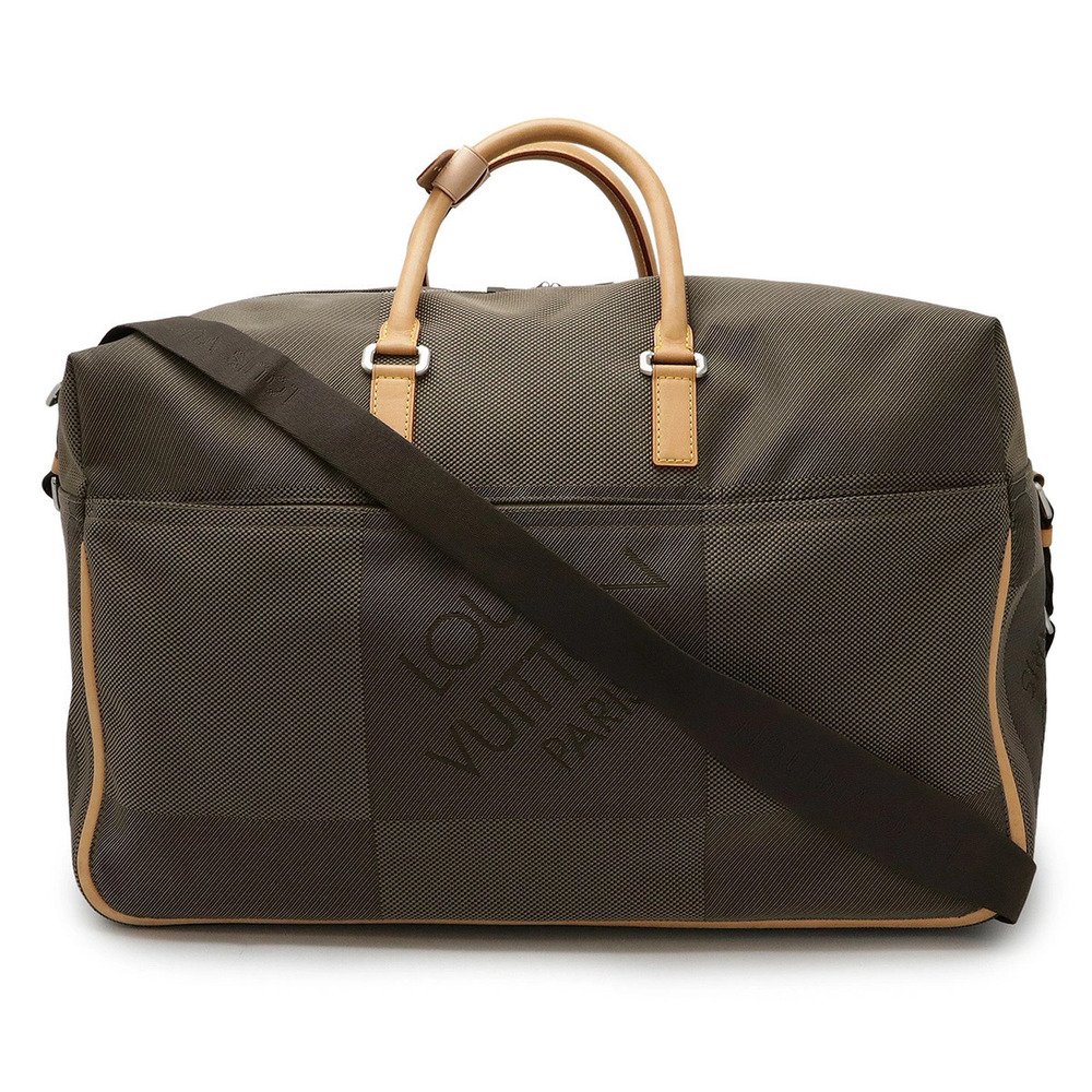 LOUIS VUITTON Damier Geant Souverain Boston Bag Travel Shoulder Tail